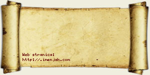 Tijana Jocić vizit kartica